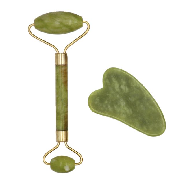 1 Set Massage Jade Stone Face