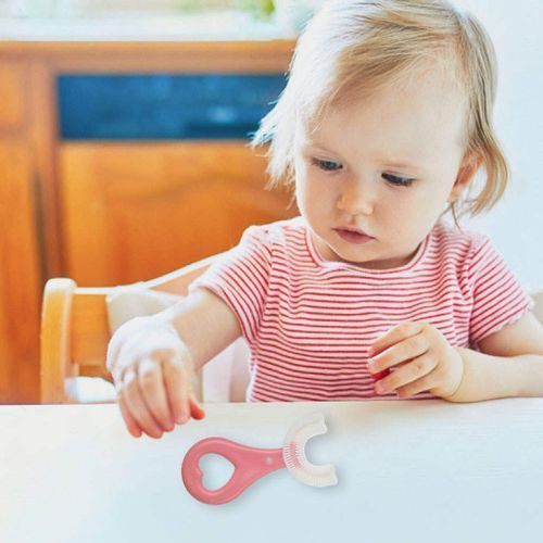 Silicone Kids Teeth Brush U-Shape For Toddlers 2-12 Years