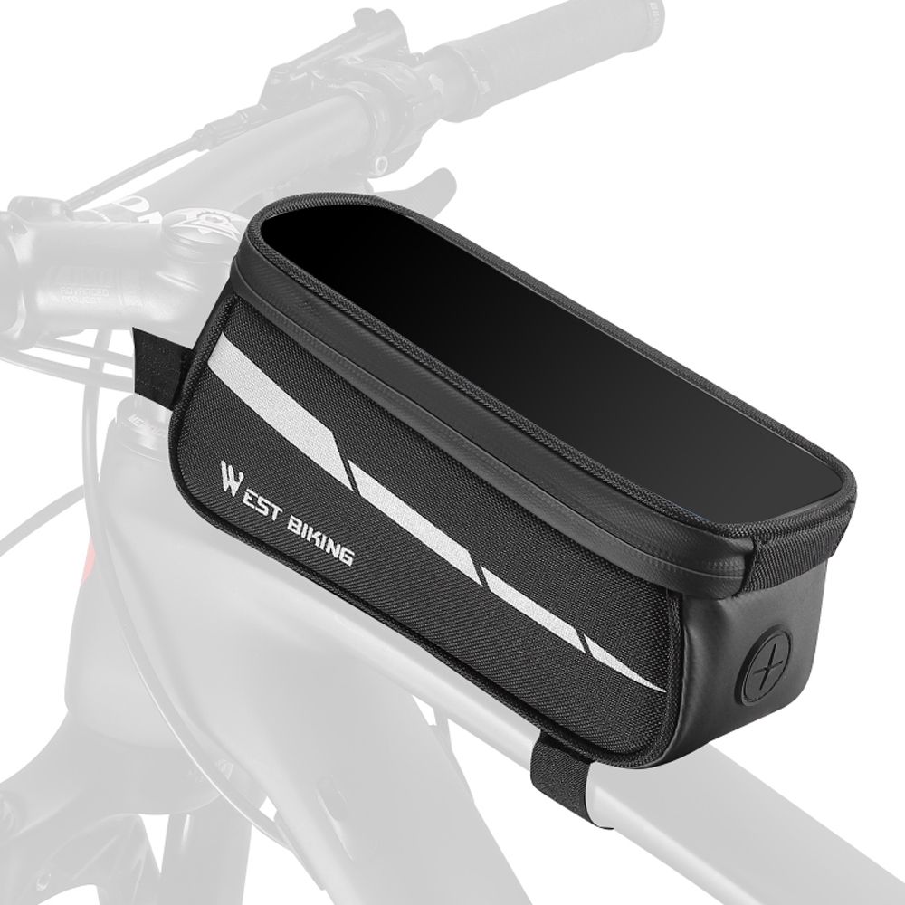 1L Bicycle Bag Reflective Bike Frame Fronttube Bag