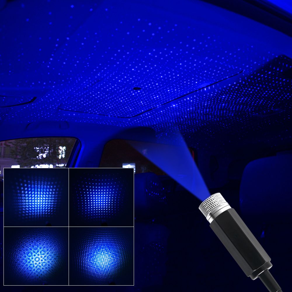USB Atmosphere Light Roof Star  Night Light Romantic Atmosphere Decoration For Ceiling Car Bedroom Party LED Roof Stars