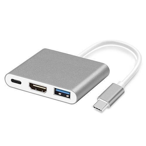 Type C USB 3.1 Male To HDMI USB Type C Charger Adapter Female Support 4K For Macbook 12 Inch Google