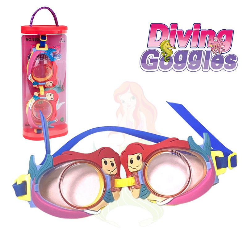 Kids Diving Swimming Goggles Anti Fog Glasses Silica Gel