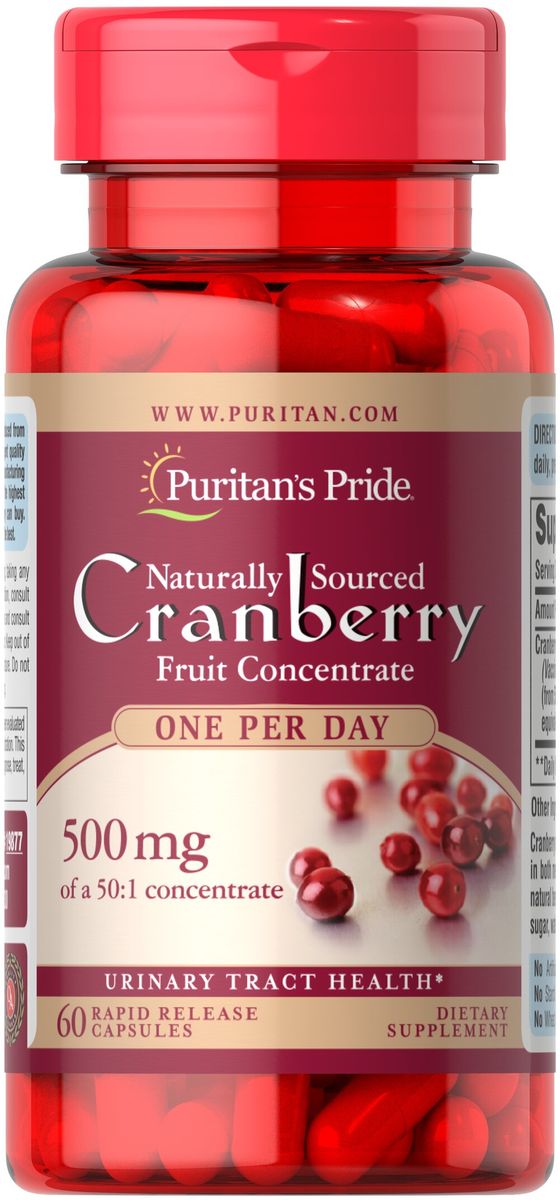 Cranberry Fruit Concentrate One A Day 25000mg ( New Pack 500mg )