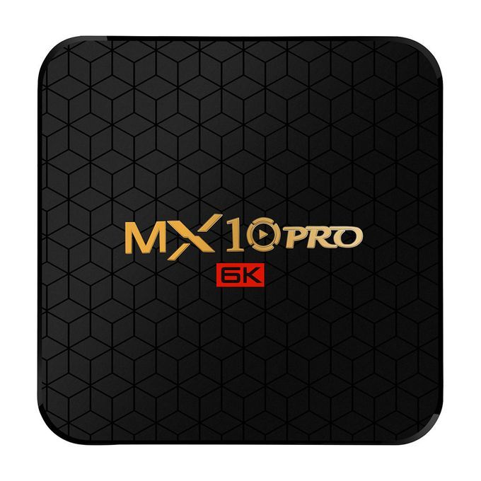 Mx 10 Pro H6 4+64GB Smart TV Box Octa Core Android 9.0 Dual-band WIFI
