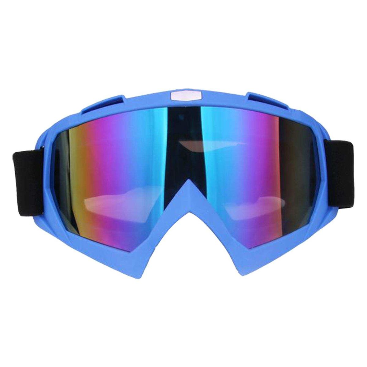 Ski Safety Glasses Goggles Windproof ATV Dirt Blue