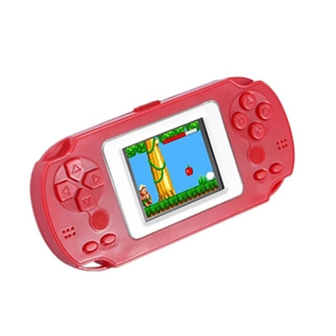 Handheld 8 Bit LCD Screen Game Console Built-in 268 Classic Games Kids Gift-Red