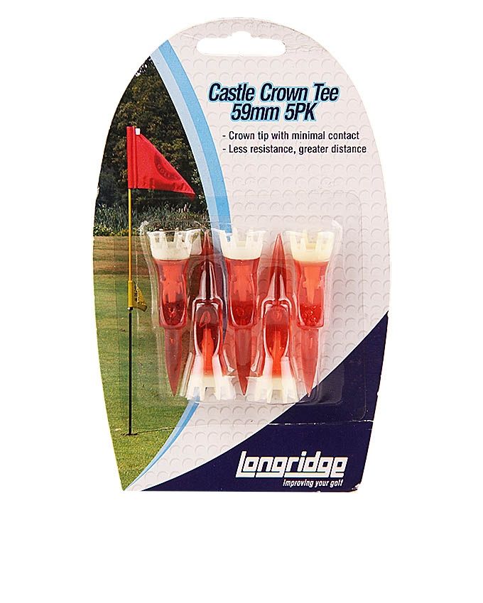 Castle Crown Tee 59Mm (5Pk) - Red
