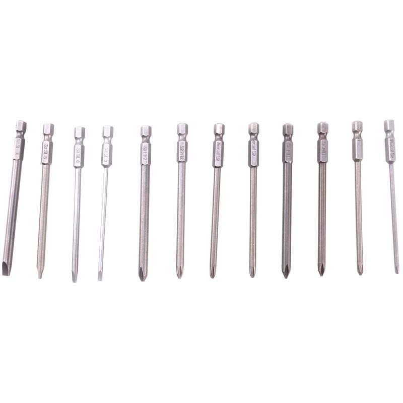 12-Piece Screwdriver Set with Magnetic Steel Screwdriver Bit