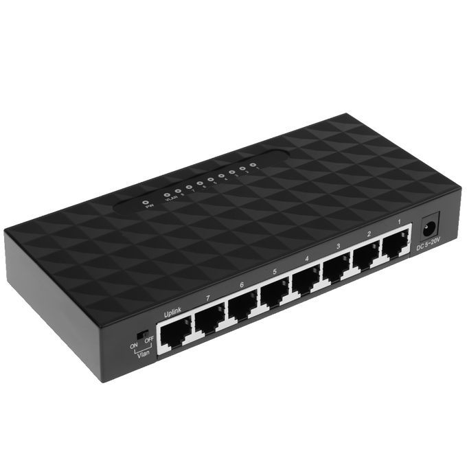 8 Ports RJ45 101001000 Gigabit Ethernet Network Switch Auto