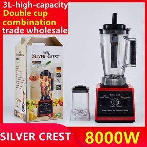 Double Cup 8000W 3L High Performance Blender