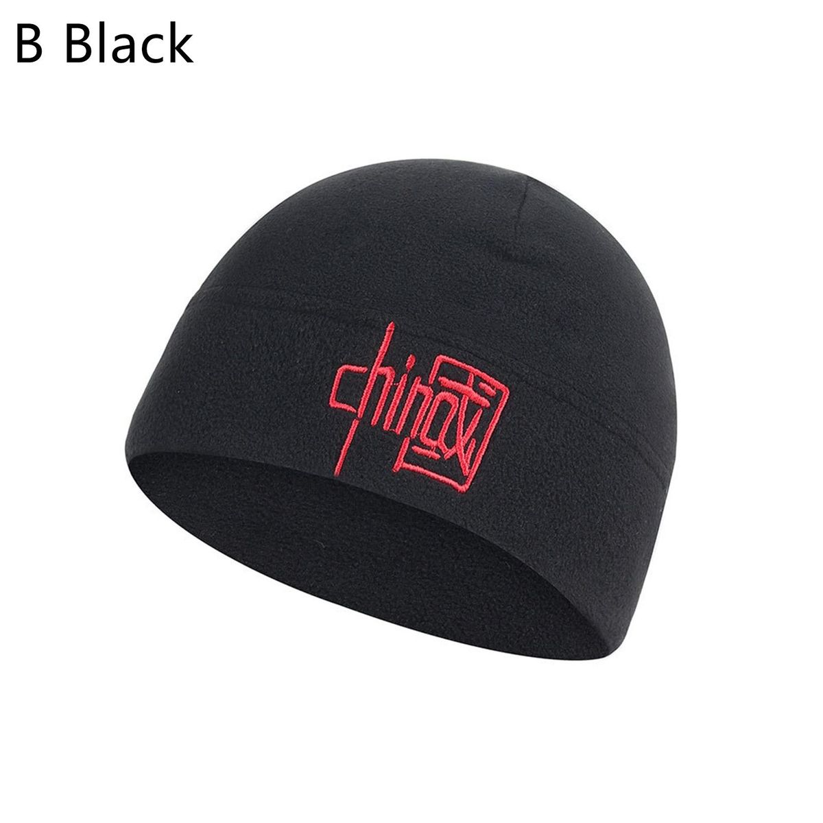 Thermal Hat Cold Weather Face Cover Scarf Black
