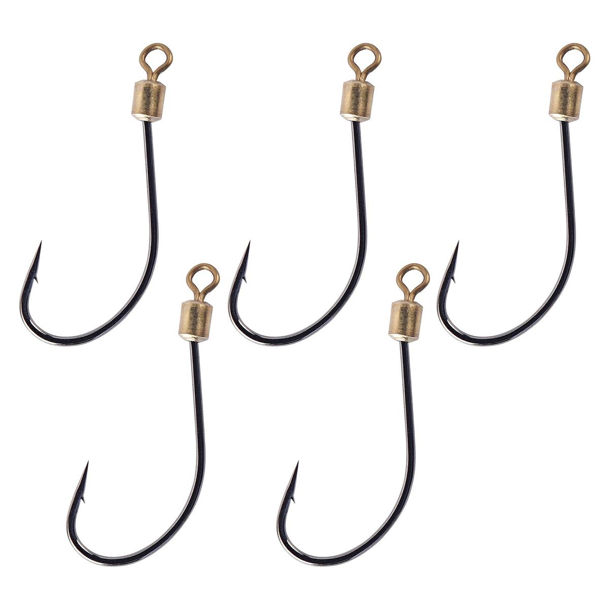 5PcsBag Fishhooks Wear Resistant Grass Carp Fishhooks