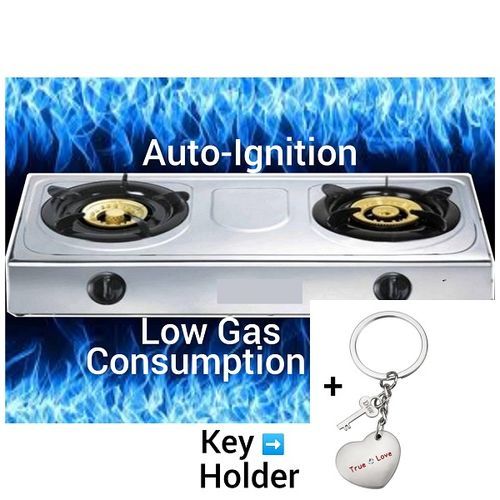 2 Burners Low Gas Consumption Gas Cooker+Free Gift Inside
