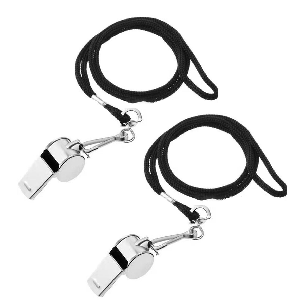 2Pcs Referee Whistles Multi-purpose Basketball Game Whistles