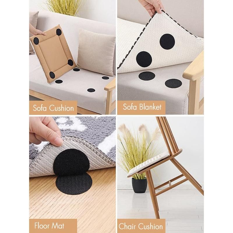 20Pcs Household Sofa Cushion Fixing Sticker Bedsheet Anti-Slip Fixed Anchor Buckle Affixed Chair Desk Sticker 6cm