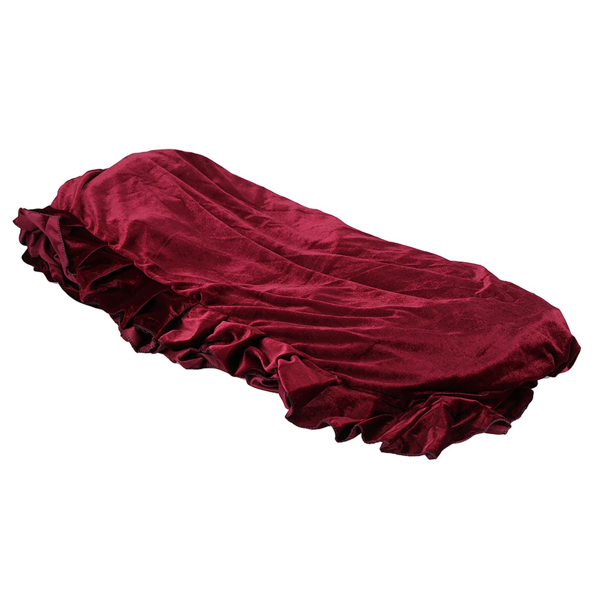 Grand Piano Pleuche Bordered Dust Protective Cover Cloth