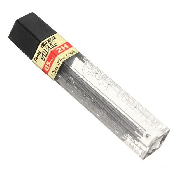 Pentel Pencil Refill Leads 0.3 0.5 0.7 0.9 2H Apricot