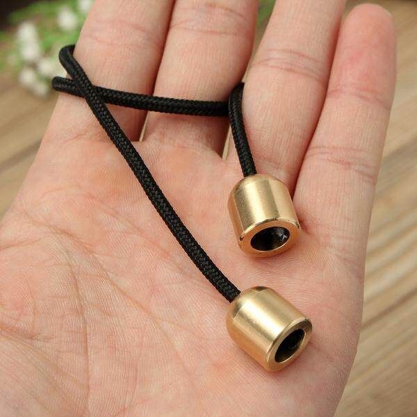 Brass Begleri Beads Rope Fidget Toy Finger Yoyo Relieve Worry Stress Small Bell Baole Pearl Bell