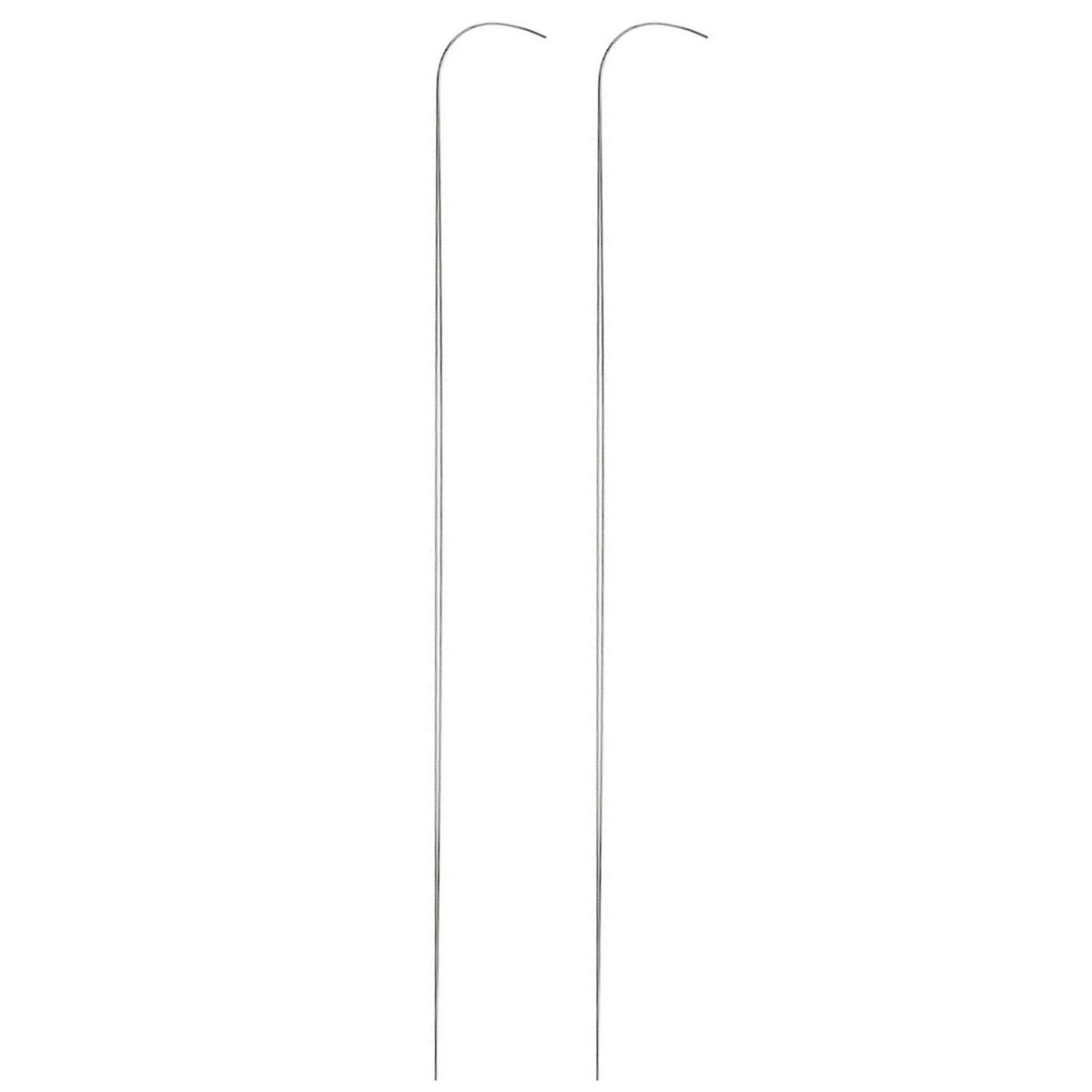 Easy Grip Beading Needles Curved Stainless Steel Beading for Diy