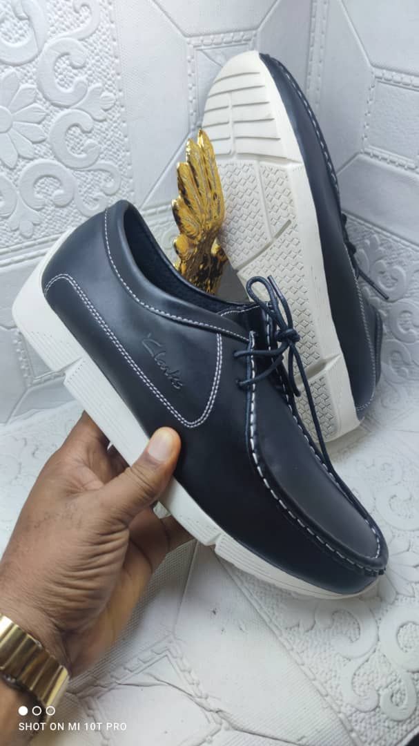 Men Trendy Fashion Lace-up Shoe Black
