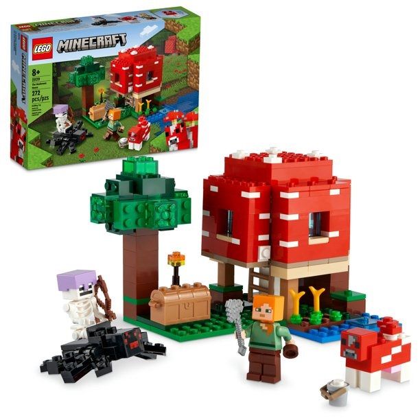 Minecraft The Mushroom House 21179 Building Kit 272 Pcs