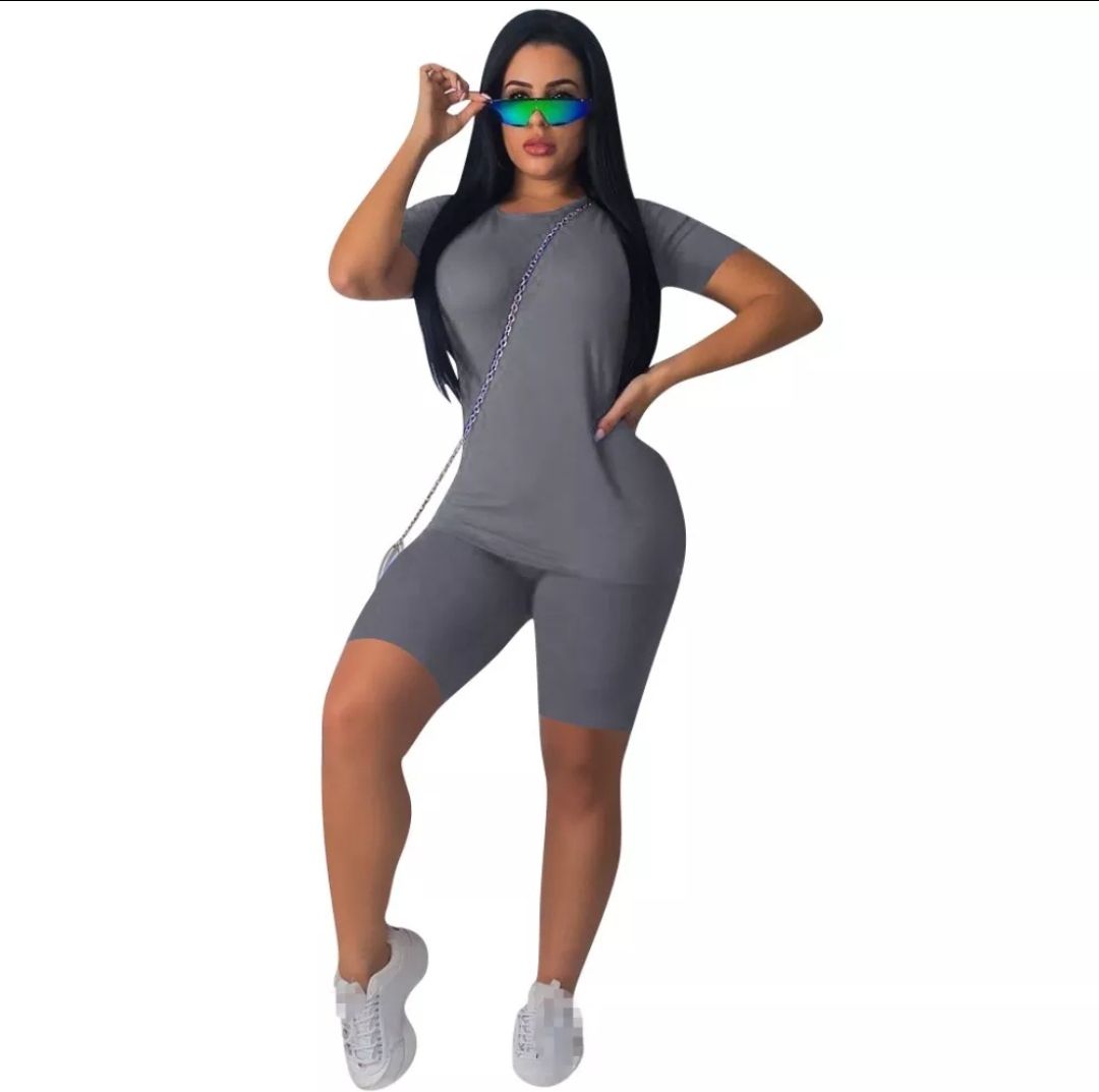Ash Soft Cotton Two Piece Set
