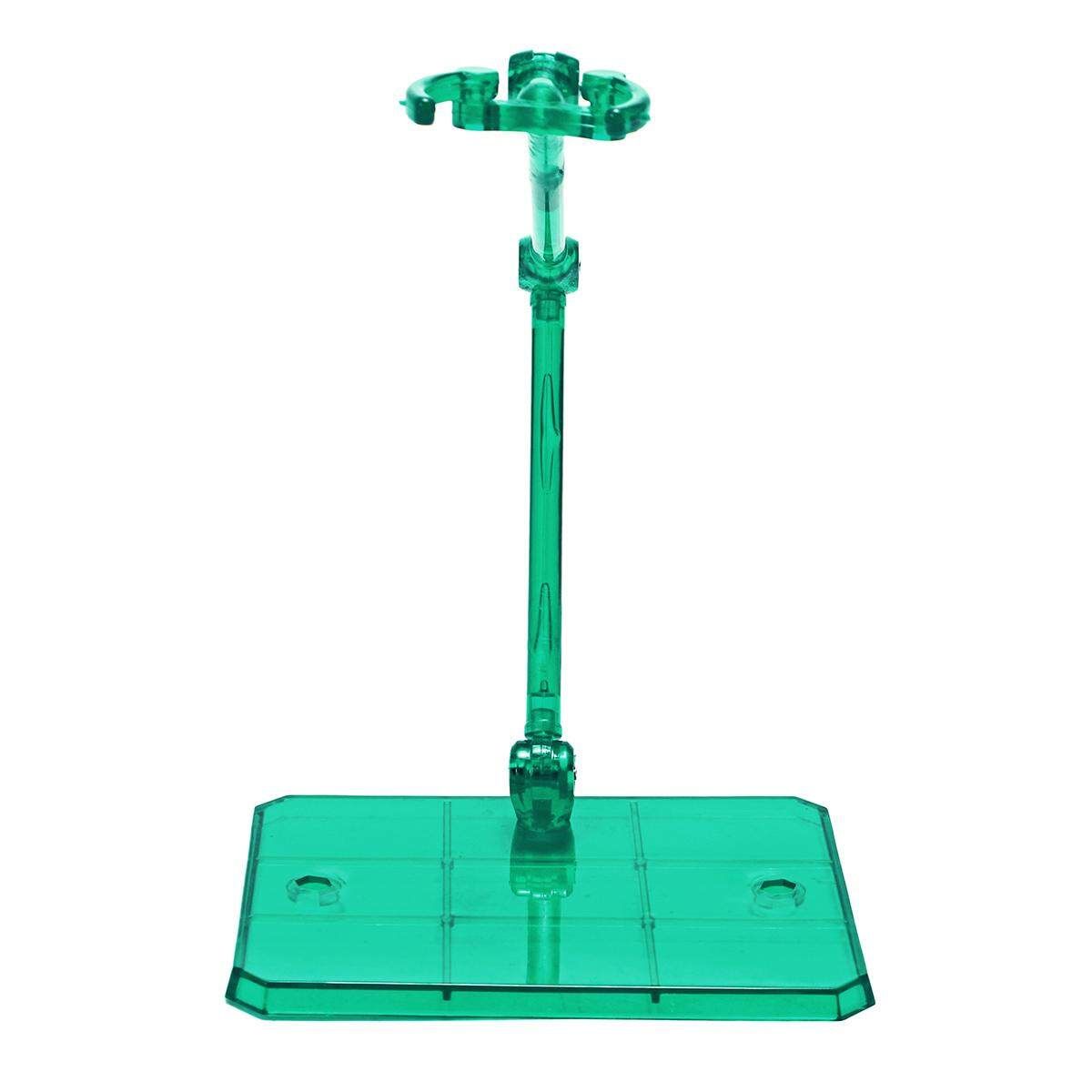 SHF Figma Action Figure Base Stand Holder Fit For Bandai HG RG SD Gundam Model Transparent Green
