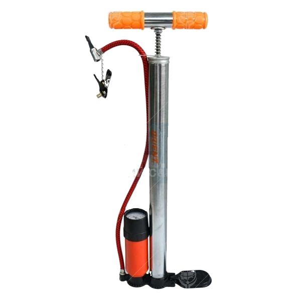 Portable High Pressure Pump With Tank, Guage For Bikes, Bicycles, Balls Etc