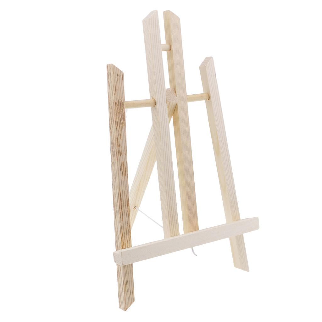 Wooden Artist Tabletop Easel For Painting Drawing Canvas Stand Holder
