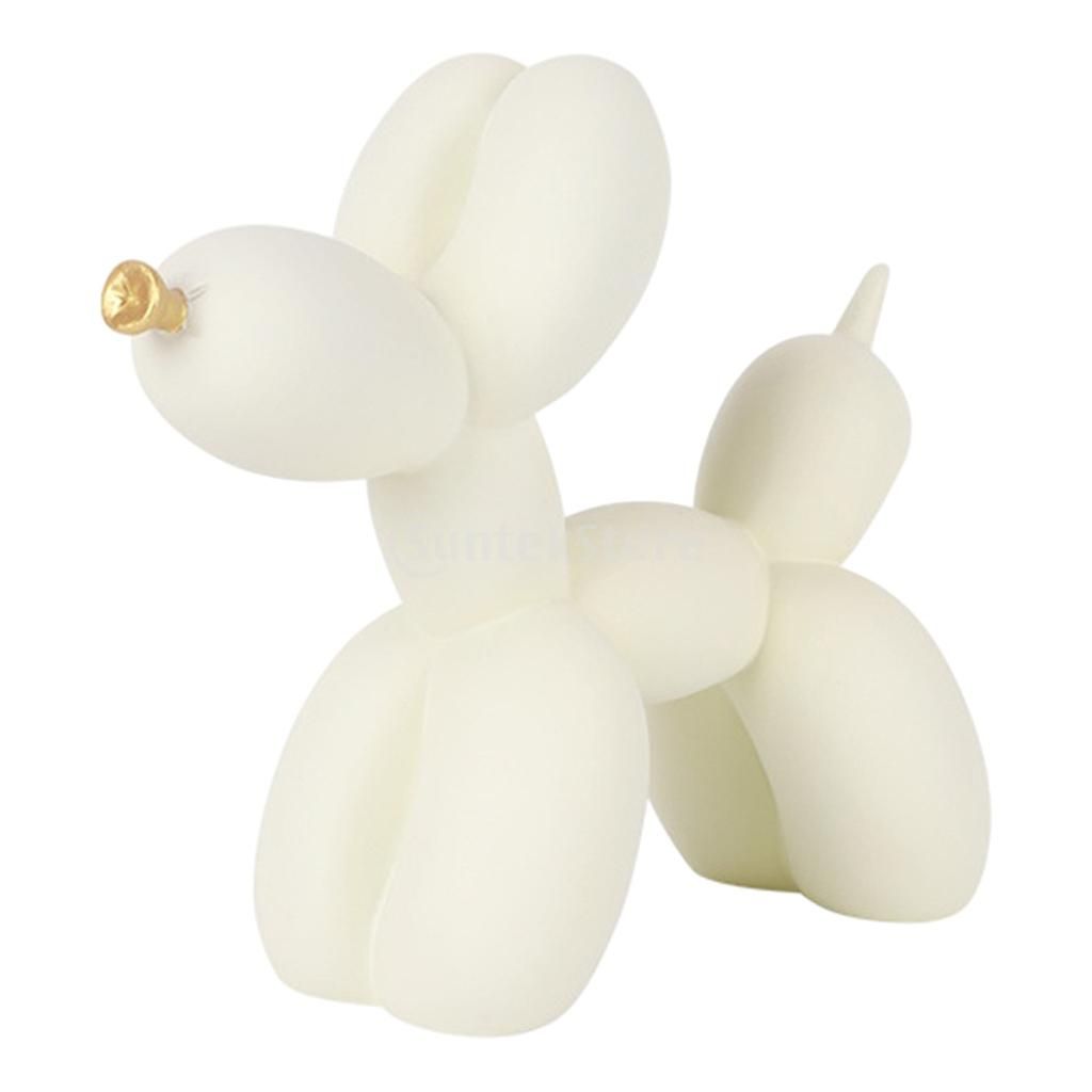 Resin Balloon Dog Abstract Art Sculpture Dog Figurine