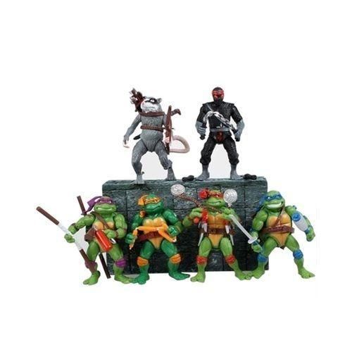 6 Pcs/set Teenage Mutant Ninja Turtles Shape Desk Ornament Toys - Multicolor