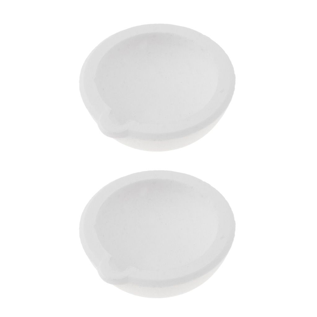 100/250G Quartz Silica Smelting Bowl Pot Melting Crucible For Gold