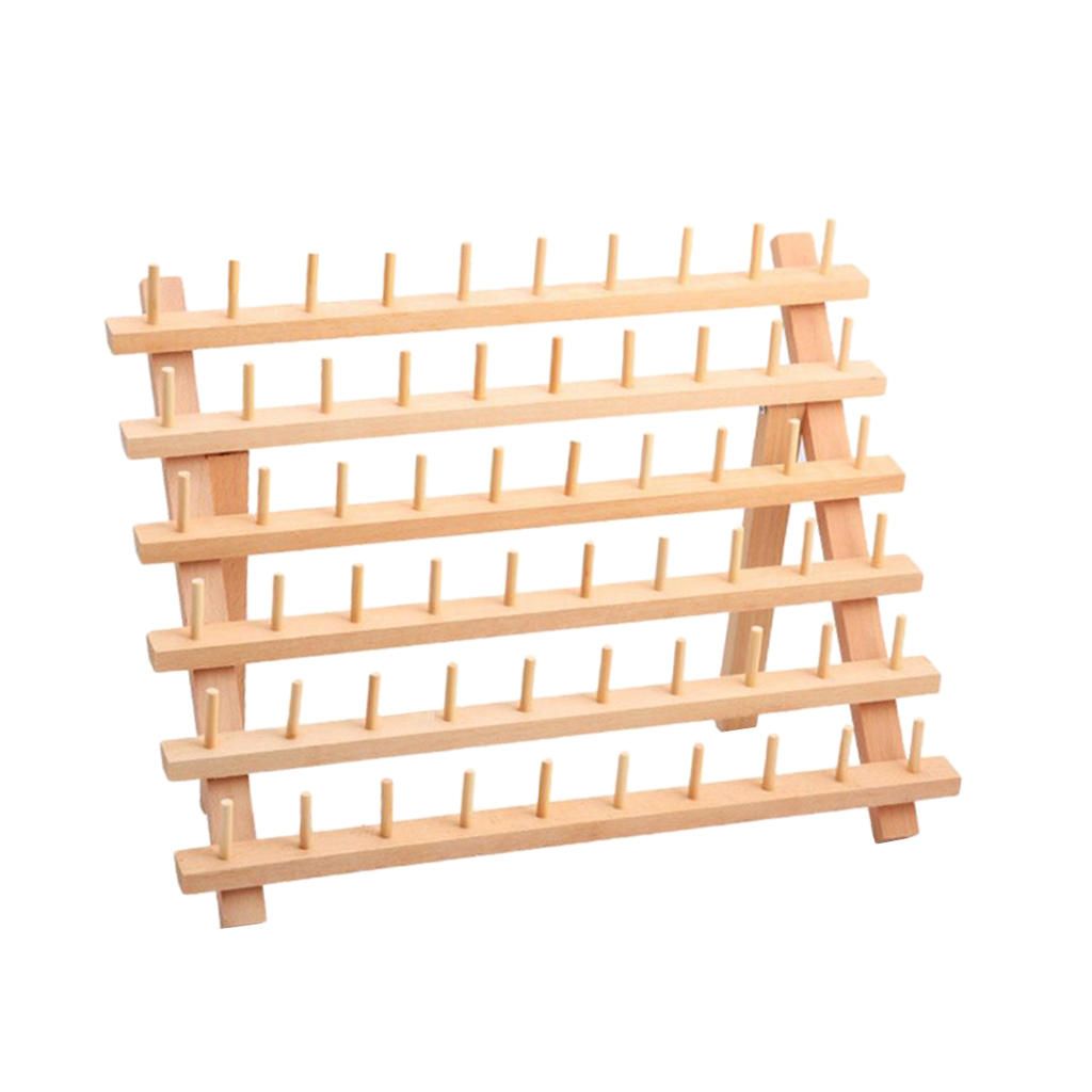 Wooden Spool Thread Rack/Thread Holder Organizer For Embroidery 60