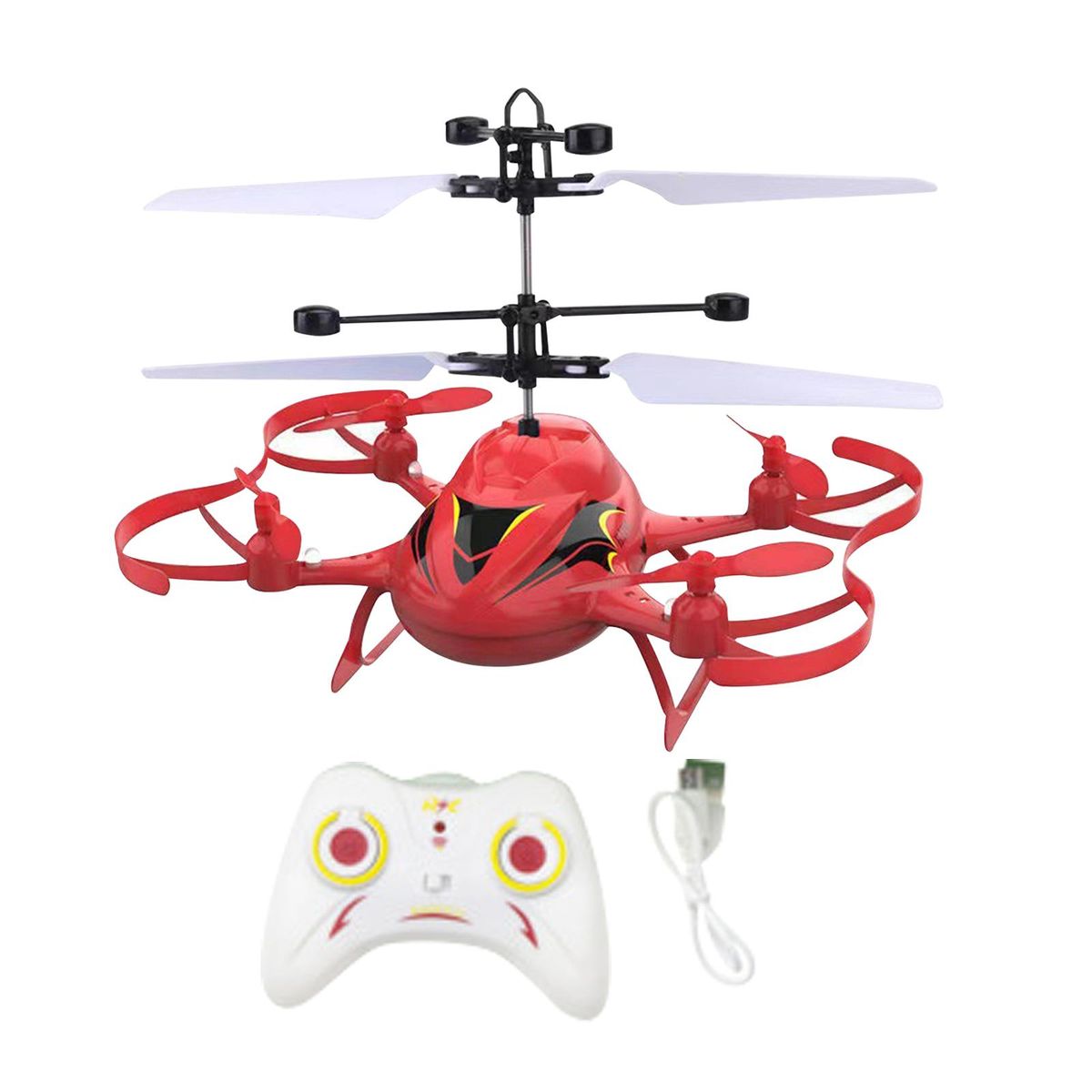 RC Induction Helicopter Toy USB Charging Airplane  C