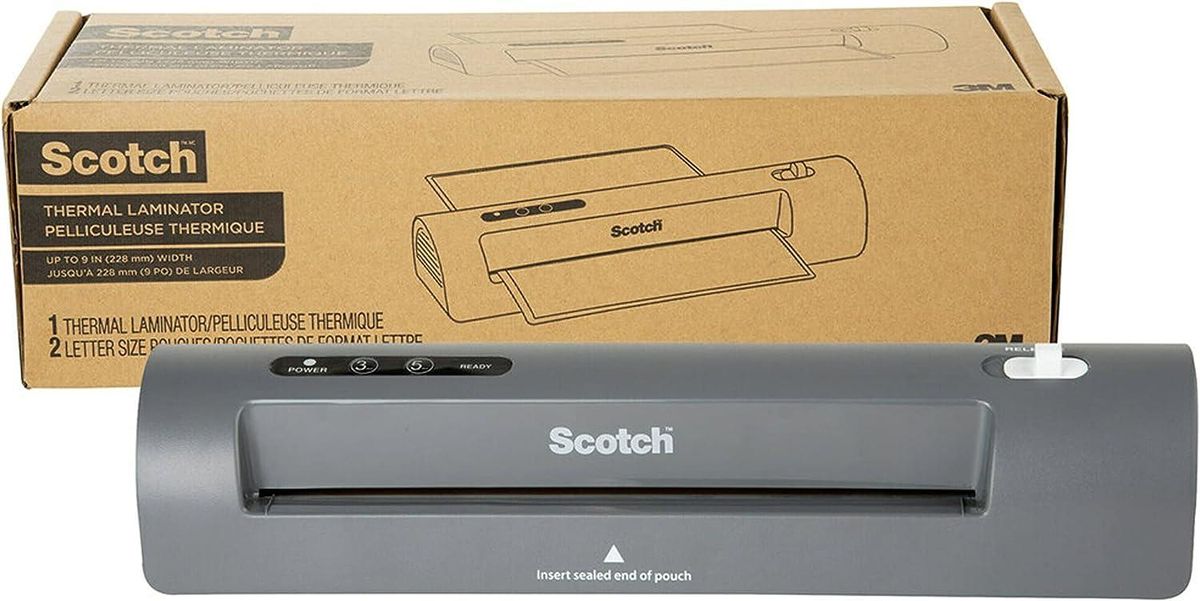 Scotch Thermal Laminator, 2 Roller System for a Professional Finish (TL901X)