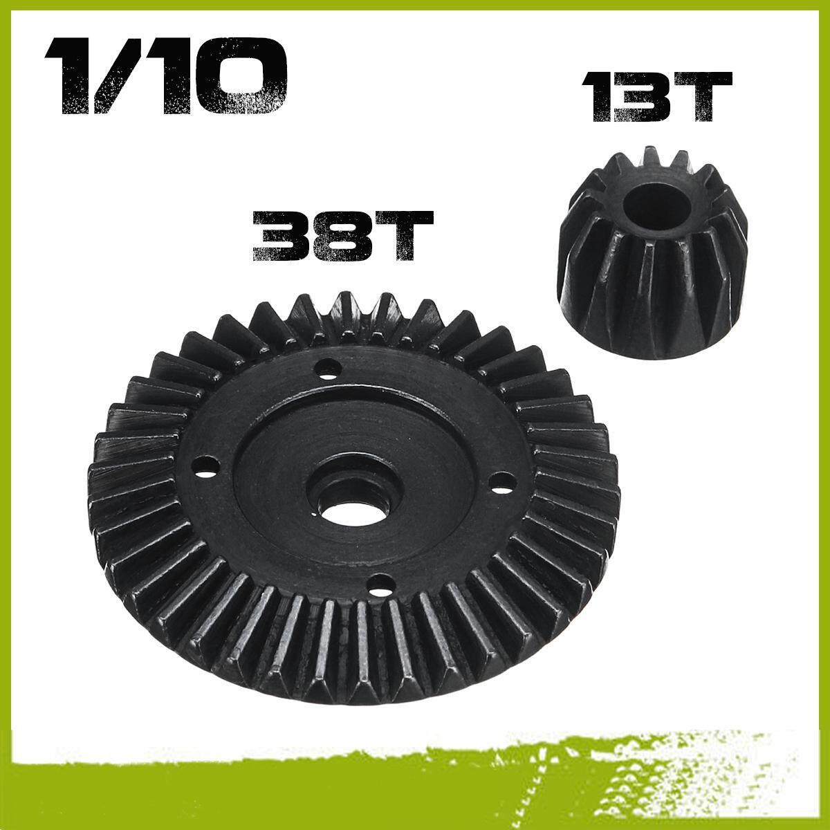 1/10 38T 13T Steel Diff Bevel Gear Set For Axial Yeti Hot Racing R/ Cars
