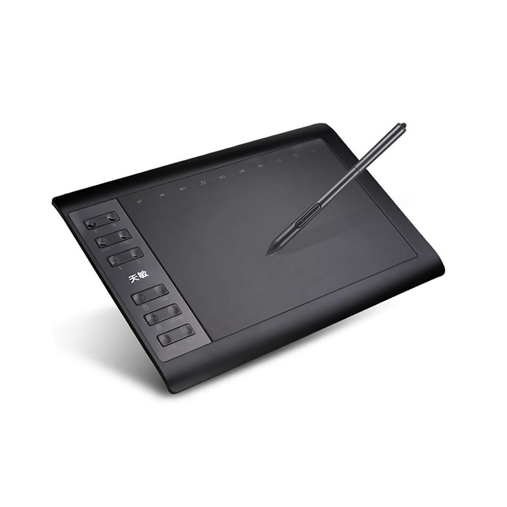 G10 10x6 Inch Graphic Drawing Tablet 8192 Levels Digital Tablet  Passive Pen for Laptop Tablet Mobile Phone