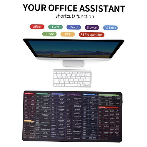 LED PATTERN DESIGN MOUSE PAD COMPUTER KEYBOARD DESK MOUSEPAD