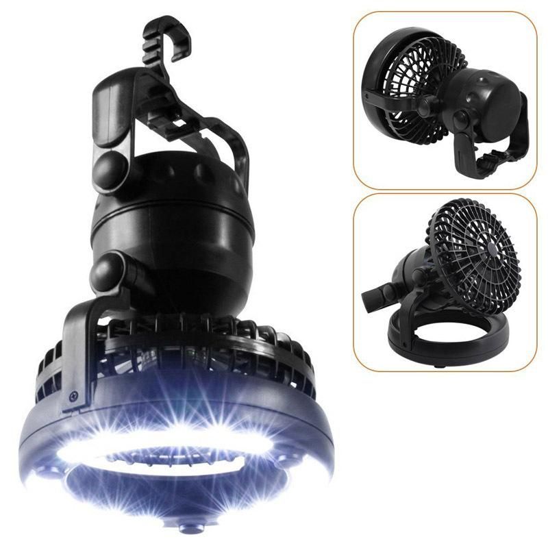 Rechargeable Camping Fan Tent Lantern Outdoor Portable Camping Fan Lamp 20000mAh 2 In 1 Ceiling Fan For Outdoor Party BBQ