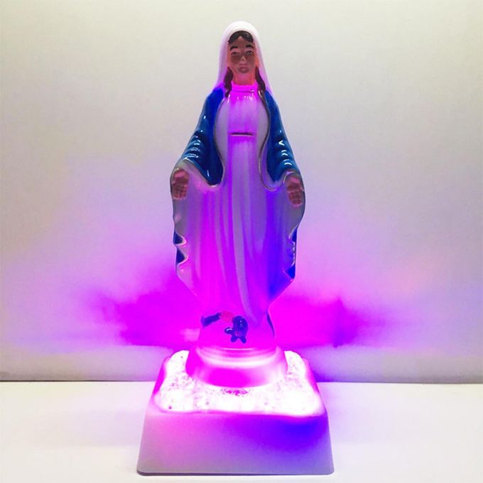 Catholic Virgin Mary Statue Figure Our Lady Crafts Religious Home