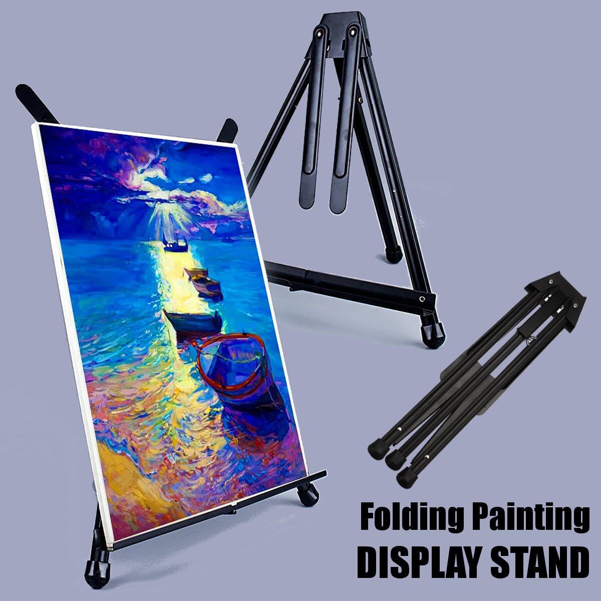 Folding Aluminium Alloy Display Stand Portable Artist Easel Tripod