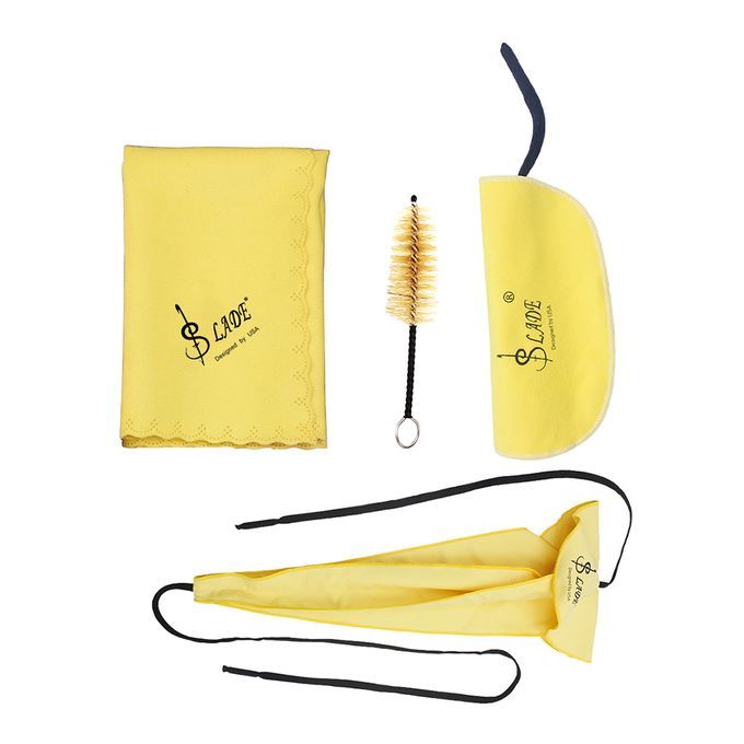 Saxophone Sax Cleaning Care Kit 3pcs Cleaning Cloth +-