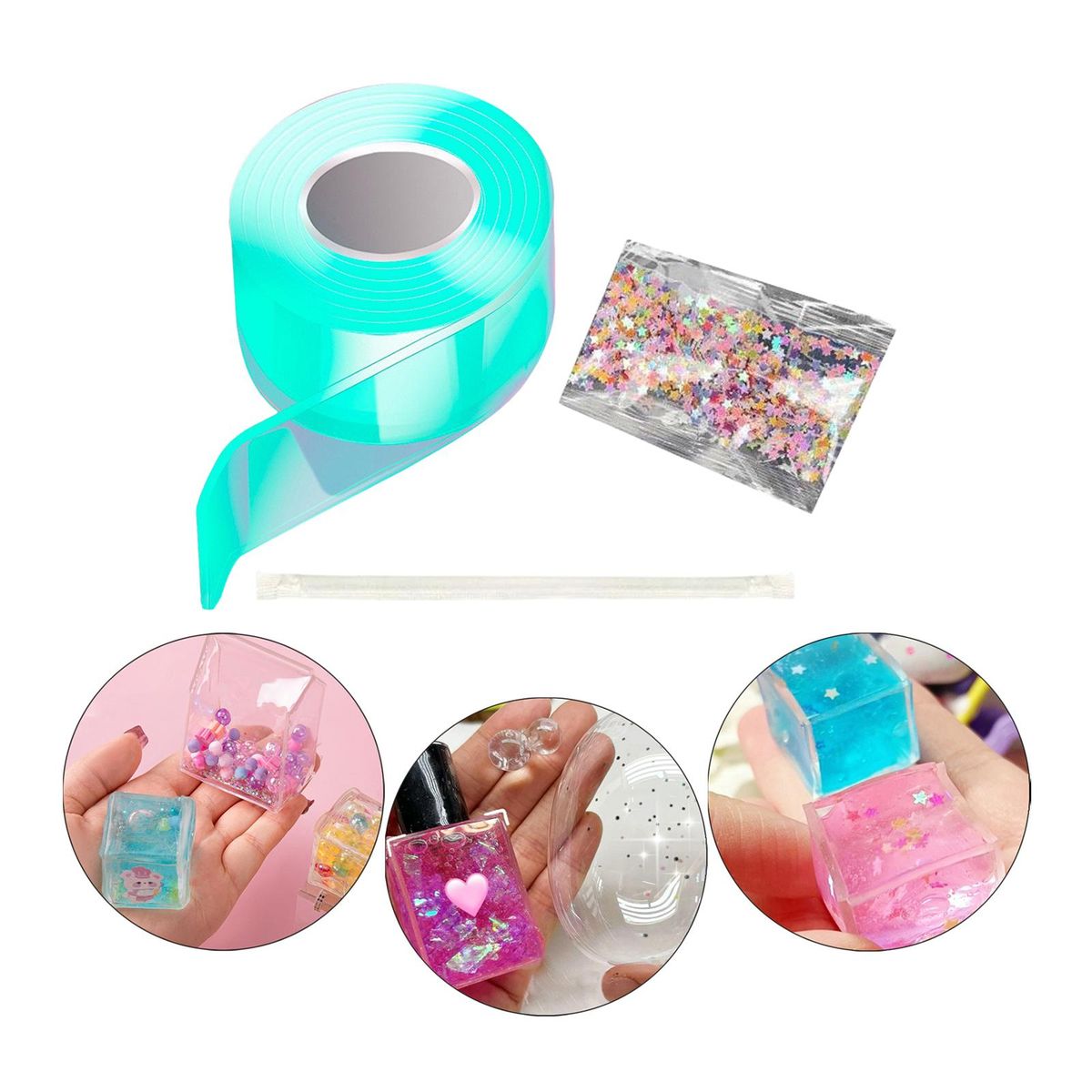 Bubble Balloons Blowing Tape Two Sided Adhesive Double Sided Style C