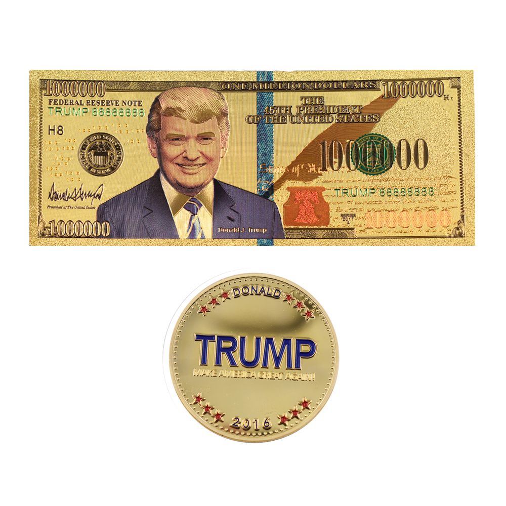 One Million Banknote Collectible 45th US President Donald