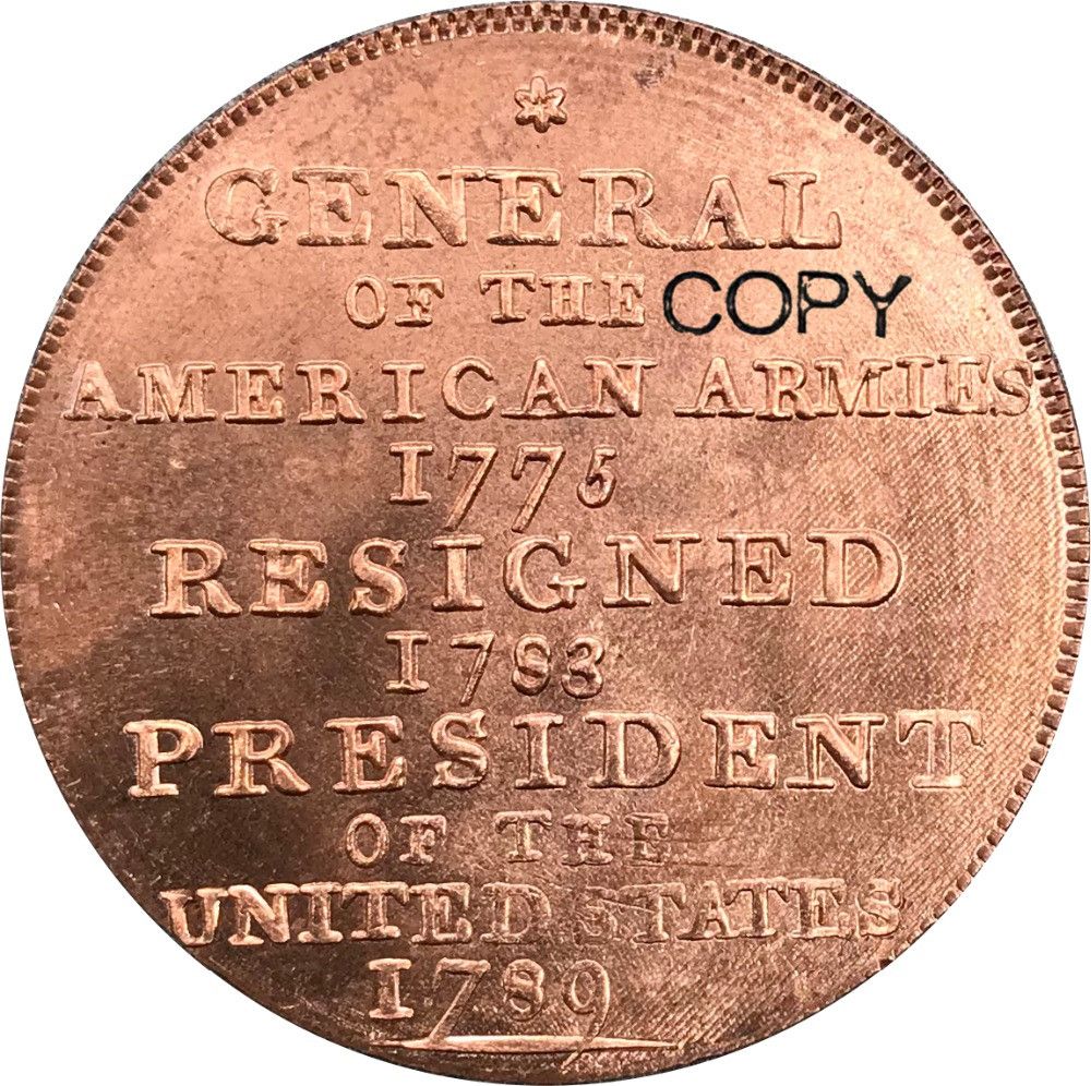 United States 1792 Washington Born Virginia Cent General Of