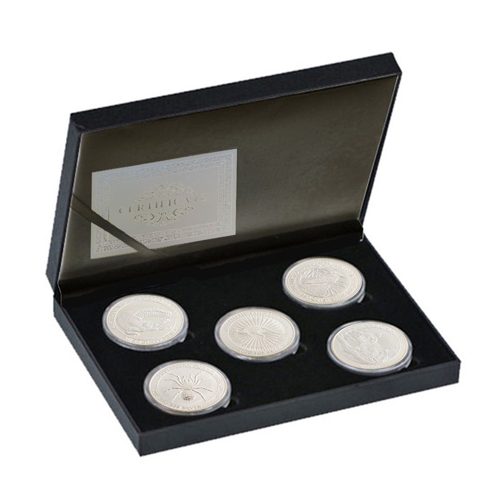 RH Silver Plated Australia Spider Pattern Commemorative