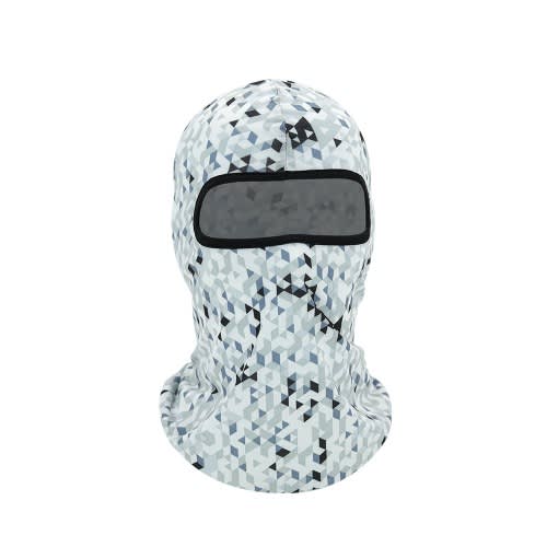 Cover Face Mask - Checkered White