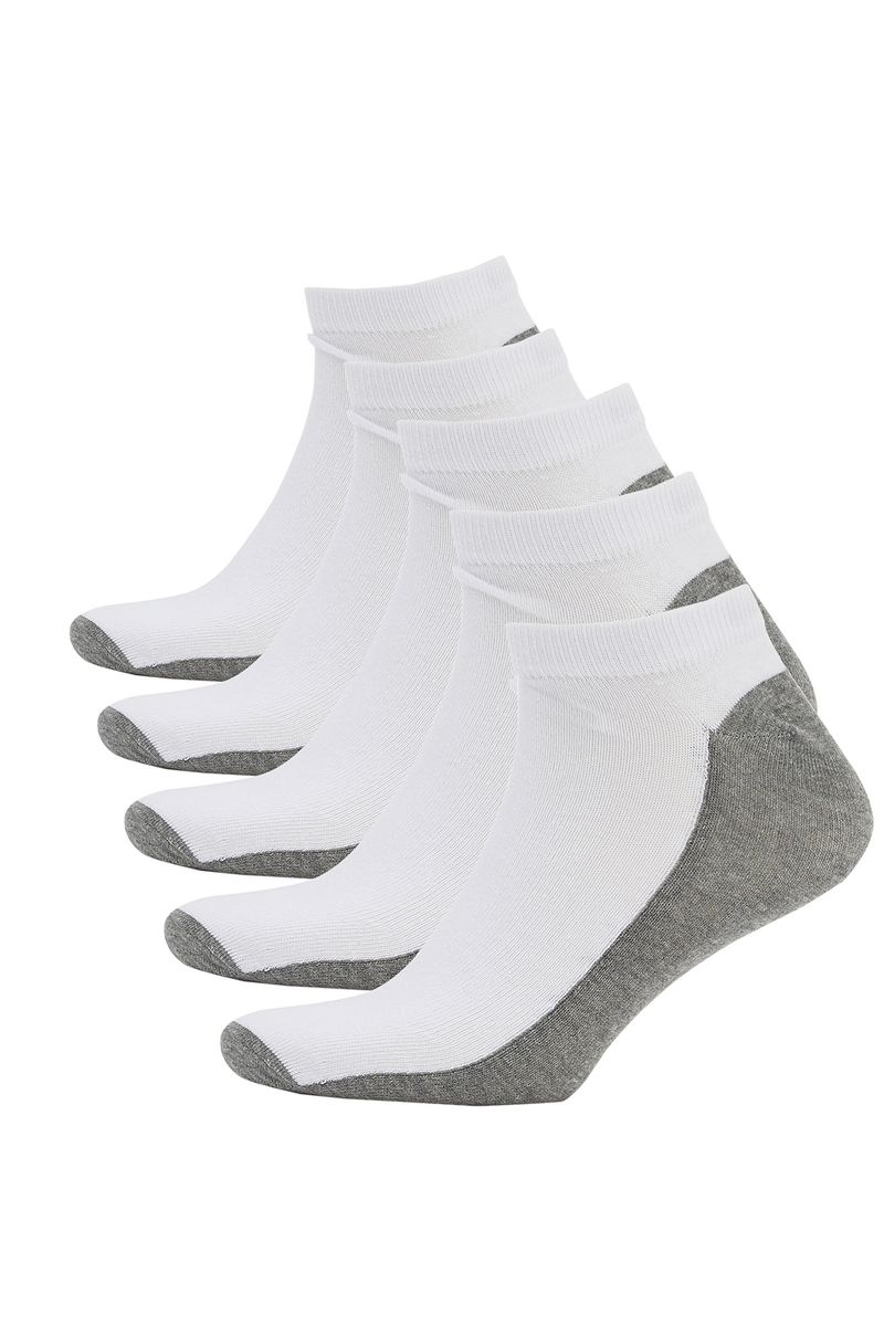 5 Pieces Man Low Cut Socks - Karma