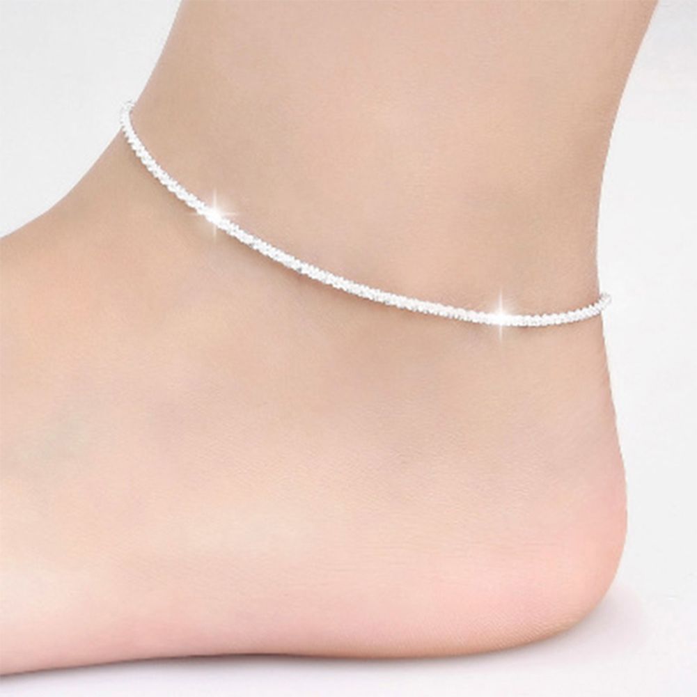 Women Star Heart Beads Ankle Chain Bracelet Barefoot Sandal-