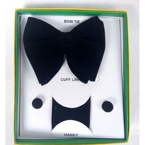 Men's Exclusive Quality Bow Tie - Black